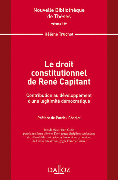 Le droit constitutionnel de René Capitant