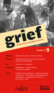 Grief. Revue sur les mondes du droit 2018 - N° 8