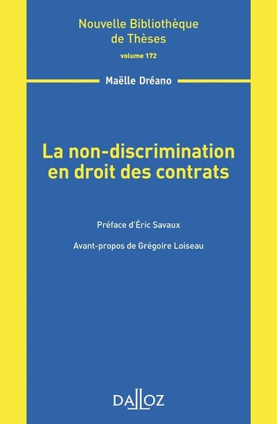 La non-discrimination en droit des contrats