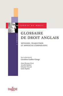Glossaire de droit anglais