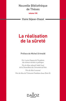 La réalisation de la sûreté