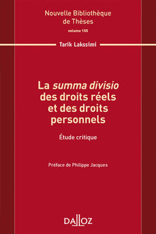 La summa divisio des droits réels et des droits personnels