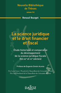 La science juridique et le droit financier et fiscal - Volume 112