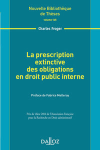 La prescription extinctive des obligations en droit public interne