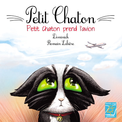Petit chaton prend l'avion