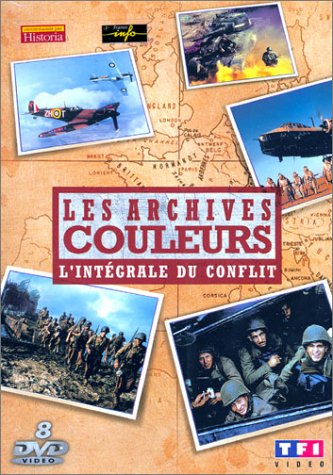 Les Archives en couleurs - L'Intégrale : Les Etapes décisives / Images britaniques / Images italiennes / Images du 3e Reich / Images japonaises / La Libération / Images américaines, Vol.1 / Images américaines, Vol.2 - Coffret 8 DVD