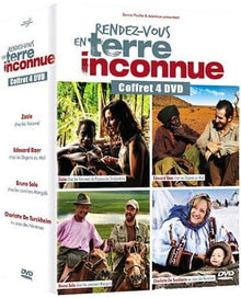 Rendez-vous en terre inconnue : Zazie, Edouard Baer, Bruno Solo & Charlotte de Turckheim - coffret 4 DVD