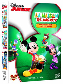 La maison de Mickey vol.3 : La fanfare de Mickey + Le train express + Indices, surprises et friandises - coffret 3 DVD
