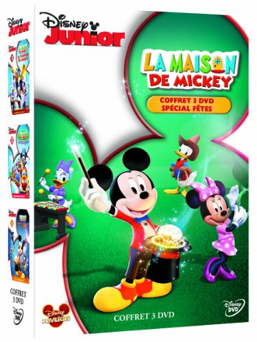 La maison de Mickey vol.3 : La fanfare de Mickey + Le train express + Indices, surprises et friandises - coffret 3 DVD