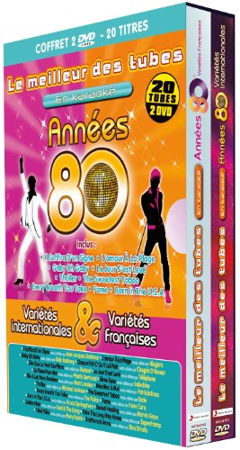 Le Meilleur des Tubes en Karaoké : Années 80 Variétés Françaises & Internationales-Coffret 2 DVD
